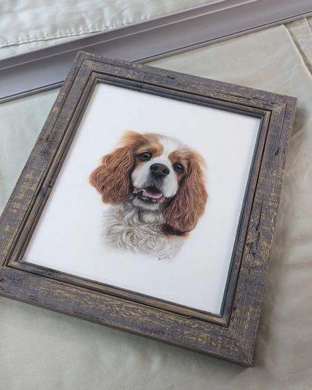 disstressed frame